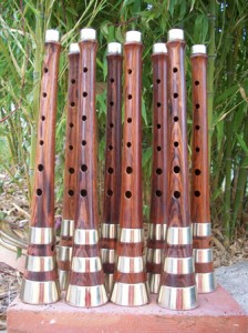 Grallas secas de azufaifo y cocobolo